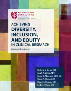 Guidance Document – Diversity, Inclusion, and Equity in Clinical Research